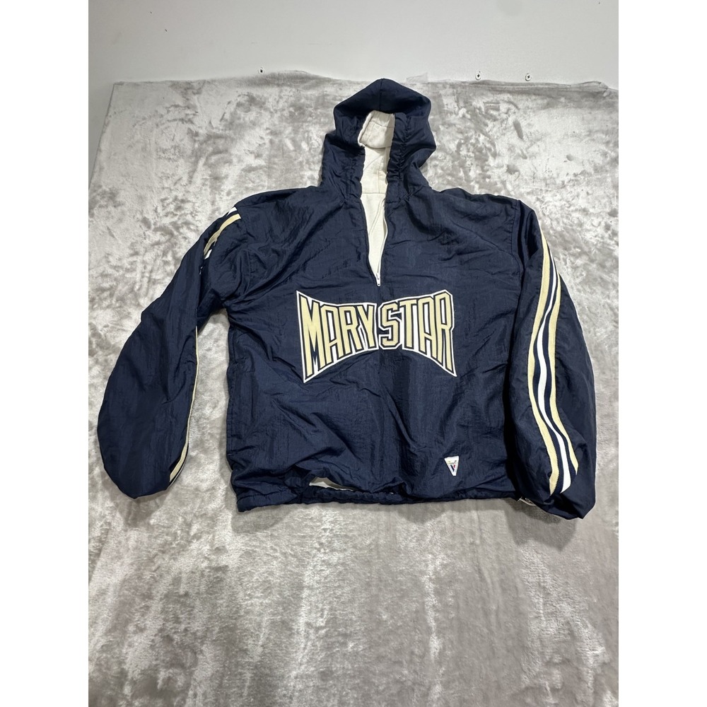 Mary Star x Varsity Spirit Hoodie Girls‎ Size Small Blue Front Print Long Sleeve
